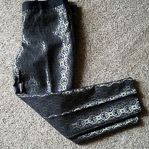 NWT Worthington slim fit brocade pants 4 S